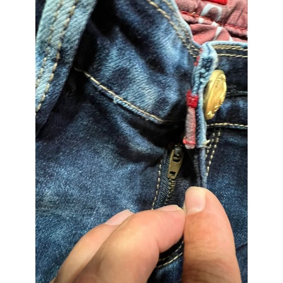 Maxime Cossoguy Jeans Womens 27 Blue Denim Pocketed Belted Zip Ladies 27x33 - Picture 3 of 14